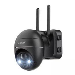 4kom.pl IeGeek Bezprzewodowa kamera zewnętrzna WiFi 3MP ZS-GX1S czarna