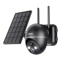 4kom.pl IeGeek Bezprzewodowa kamera zewnętrzna WiFi 5MP Czarna z panelem solarnym