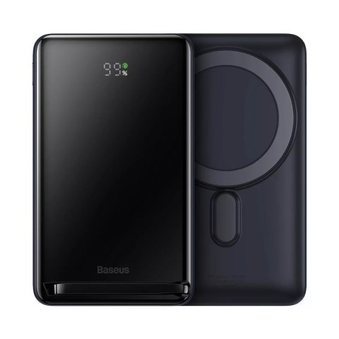 Baseus Powerbank Baseus Magnetic Bracket 10000mAh 20W z MagSafe - niebieski + kabel USB-C 60W 0.5m Baseus Powerbank Baseus Magnetic Bracket 10000mAh 20W z MagSafe - niebieski + kabel USB-C 60W 0.5m