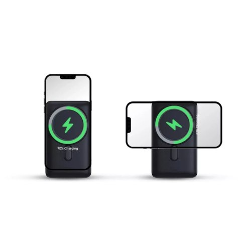 Baseus Powerbank Baseus Magnetic Bracket 10000mAh 20W z MagSafe - niebieski + kabel USB-C 60W 0.5m Baseus Powerbank Baseus Magnetic Bracket 10000mAh 20W z MagSafe - niebieski + kabel USB-C 60W 0.5m