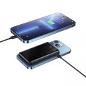 Baseus Powerbank Baseus Magnetic Bracket 10000mAh 20W z MagSafe - niebieski + kabel USB-C 60W 0.5m