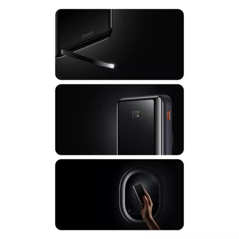 Baseus Powerbank Baseus Magnetic Bracket 10000mAh 20W z MagSafe - niebieski + kabel USB-C 60W 0.5m Baseus Powerbank Baseus Magnetic Bracket 10000mAh 20W z MagSafe - niebieski + kabel USB-C 60W 0.5m