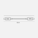 Baseus Powerbank Baseus Magnetic Bracket 10000mAh 20W z MagSafe - niebieski + kabel USB-C 60W 0.5m