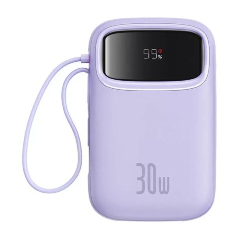 Baseus Powerbank Baseus QPow 2 10000mAh 30W 2xUSB-C Fioletowy