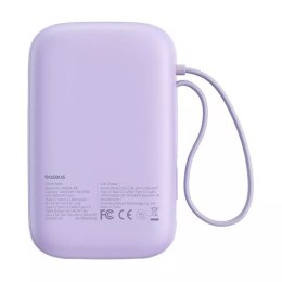 Baseus Powerbank Baseus QPow 2 10000mAh 30W 2xUSB-C Fioletowy