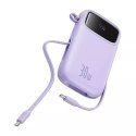 Baseus Powerbank Baseus QPow 2 10000mAh 30W 2xUSB-C Fioletowy