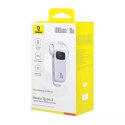 Baseus Powerbank Baseus QPow 2 10000mAh 30W 2xUSB-C Fioletowy