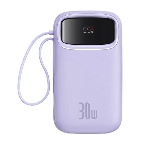 Baseus Powerbank Baseus QPow 2 20000mAh 30W 2xUSB-C Fioletowy Baseus Powerbank Baseus QPow 2 20000mAh 30W 2xUSB-C Fioletowy