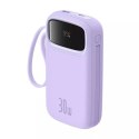 Baseus Powerbank Baseus QPow 2 20000mAh 30W 2xUSB-C Fioletowy