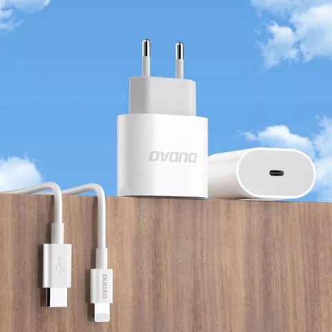 Dudao Ładowarka sieciowa Dudao 20W USB-C - biała Dudao Ładowarka sieciowa Dudao 20W USB-C - biała