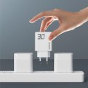 Dudao Ładowarka sieciowa GaN Dudao A30EU 30W USB-A / USB-C - Biała