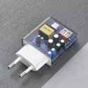 Dudao Ładowarka sieciowa GaN Dudao A30EU 30W USB-A / USB-C - Biała