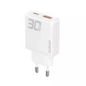 Dudao Ładowarka sieciowa GaN Dudao A30EU 30W USB-A / USB-C - Biała