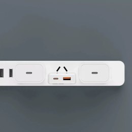Dudao Ładowarka sieciowa GaN Dudao A30EUL 30W USB-A / USB-C + kabel USB-C - Lightning - Biała