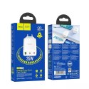 Hoco Ładowarka sieciowa HOCO 2 x Typ C + USB A PD QC3.0 3A 35W Biała