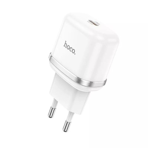 Hoco Ładowarka sieciowa HOCO Typ C PD QC3.0 20W Biała Hoco Ładowarka sieciowa HOCO Typ C PD QC3.0 20W Biała