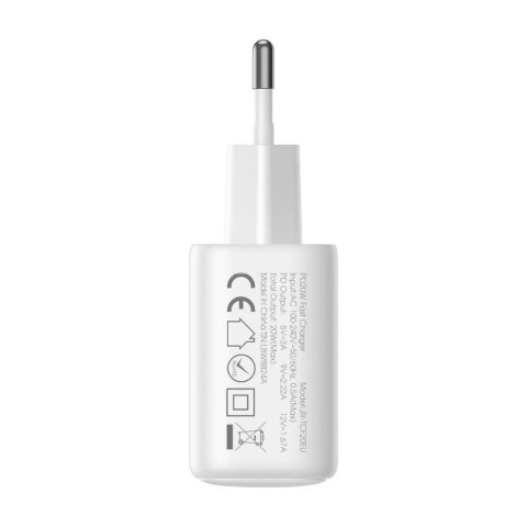 Joyroom Ładowarka Joyroom Sieciowa 2x USB-C 20W PD / QC 3.0 - Biała Joyroom Ładowarka Joyroom Sieciowa 2x USB-C 20W PD / QC 3.0 - Biała