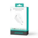 Joyroom Ładowarka Joyroom Sieciowa 2x USB-C 20W PD / QC 3.0 - Biała