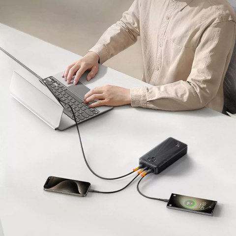 Joyroom Powerbank Joyroom 20000mAh USB-C USB-A 22.5W - Czarny Joyroom Powerbank Joyroom 20000mAh USB-C USB-A 22.5W - Czarny