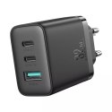 Joyroom Szybka ładowarka Joyroom 2x USB-C USB-A 32W - Czarna