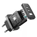 Joyroom Szybka ładowarka Joyroom 2x USB-C USB-A 32W - Czarna
