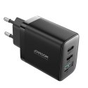 Joyroom Szybka ładowarka Joyroom 2x USB-C USB-A 32W - Czarna