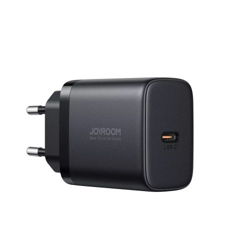Joyroom Szybka ładowarka Joyroom do 25W + Kabel USB-C / USB-C 1m - Czarna Joyroom Szybka ładowarka Joyroom do 25W + Kabel USB-C / USB-C 1m - Czarna