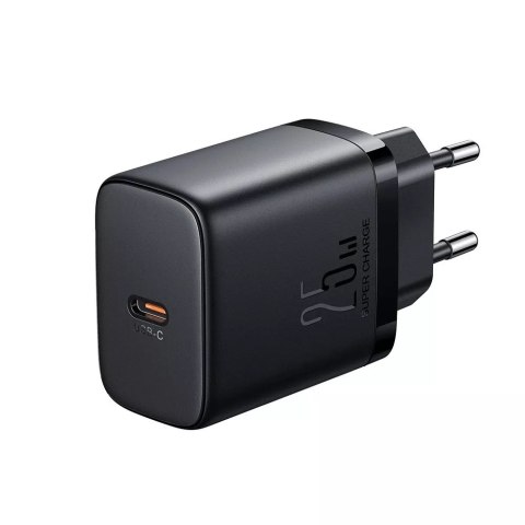 Joyroom Szybka ładowarka Joyroom do 25W + Kabel USB-C / USB-C 1m - Czarna Joyroom Szybka ładowarka Joyroom do 25W + Kabel USB-C / USB-C 1m - Czarna