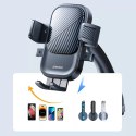 Joyroom Uchwyt samochodowy Joyroom zaciskowy na telefon na szybę - czarny