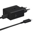 Samsung Ładowarka Samsung Power Adapter Duo Sieciowa 2x USB-C 50W - Czarna