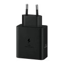 Samsung Ładowarka Samsung Power Adapter Duo Sieciowa 2x USB-C 50W - Czarna