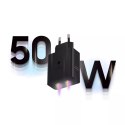 Samsung Ładowarka Samsung Power Adapter Duo Sieciowa 2x USB-C 50W - Czarna