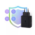 Samsung Ładowarka Samsung Power Adapter Duo Sieciowa 2x USB-C 50W - Czarna