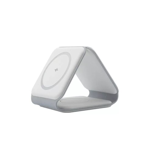 4kom.pl Ecobox Ładowarka Indukcyjna MagSafe 15W Biała 3w1 4kom.pl Ecobox Ładowarka Indukcyjna MagSafe 15W Biała 3w1