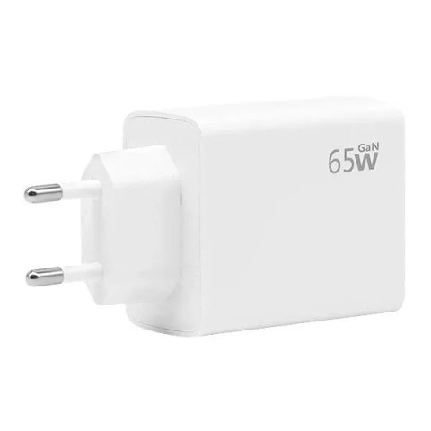 4kom.pl Ecobox Ładowarka Sieciowa USB + 2xTyp-C 65W PD + PPS Biała 4kom.pl Ecobox Ładowarka Sieciowa USB + 2xTyp-C 65W PD + PPS Biała