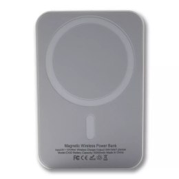 4kom.pl Ecobox Power Bank Bezprzewodowy MagSafe Biały 10000 mAh