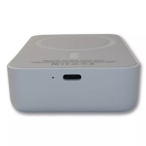 4kom.pl Ecobox Power Bank Bezprzewodowy MagSafe Biały 10000 mAh 4kom.pl Ecobox Power Bank Bezprzewodowy MagSafe Biały 10000 mAh