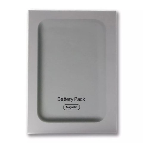 4kom.pl Ecobox Power Bank Bezprzewodowy MagSafe Biały 10000 mAh 4kom.pl Ecobox Power Bank Bezprzewodowy MagSafe Biały 10000 mAh