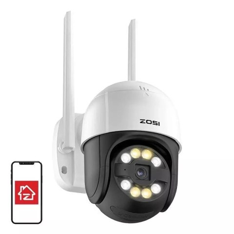 4kom.pl Kamera zewnętrzna IP ZOSI C289 WiFi 3MP Pan Tilt IP66 + karta microSD 32GB 4kom.pl Kamera zewnętrzna IP ZOSI C289 WiFi 3MP Pan Tilt IP66 + karta microSD 32GB