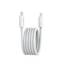 4kom.pl Magnetyczny kabel USB-C RollUp 1,5m, 100W, 480 Mbps, nylonowy, biały