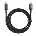 Baseus Kabel USB-C do USB-C Baseus Crystal Shine 100W, 1,5m 20Gb (czarny)