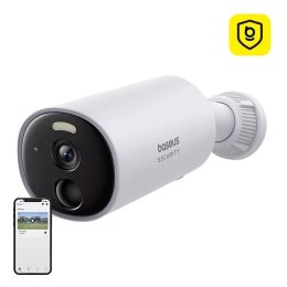 Baseus Kamera zewnętrzna Baseus B1 2k (Biała)