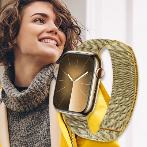 Crong Melange - Pasek magnetyczny do Apple Watch 38/40/41/42 mm (żółty melanż) Crong Melange - Pasek magnetyczny do Apple Watch 38/40/41/42 mm (żółty melanż)