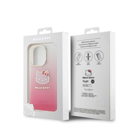 Hello Kitty IML Gradient Electrop Kitty Head - Etui iPhone 13 Pro Max (różowy) Hello Kitty IML Gradient Electrop Kitty Head - Etui iPhone 13 Pro Max (różowy)