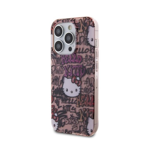 Hello Kitty IML Tags Graffiti - Etui iPhone 14 Pro (różowy) Hello Kitty IML Tags Graffiti - Etui iPhone 14 Pro (różowy)