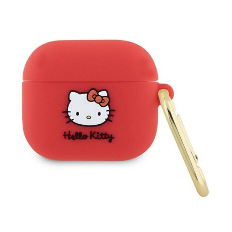Hello Kitty Silicone 3D Kitty Head - Etui AirPods 3 (fuksja) Hello Kitty Silicone 3D Kitty Head - Etui AirPods 3 (fuksja)