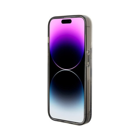 Karl Lagerfeld Liquid Glitter Ikonik - Etui iPhone 15 (przezroczysty) Karl Lagerfeld Liquid Glitter Ikonik - Etui iPhone 15 (przezroczysty)