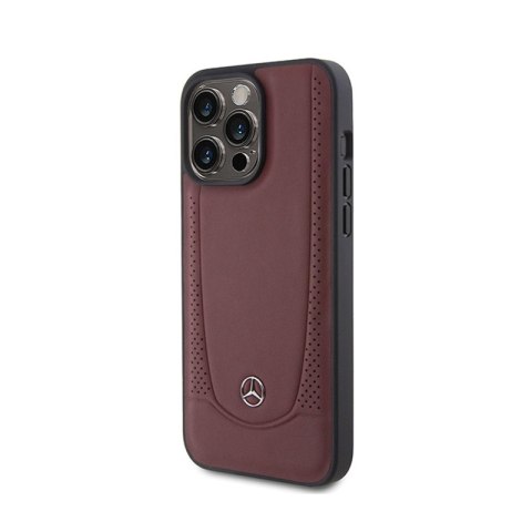 Mercedes Leather Urban Line - Etui iPhone 15 Pro (czerwony) Mercedes Leather Urban Line - Etui iPhone 15 Pro (czerwony)