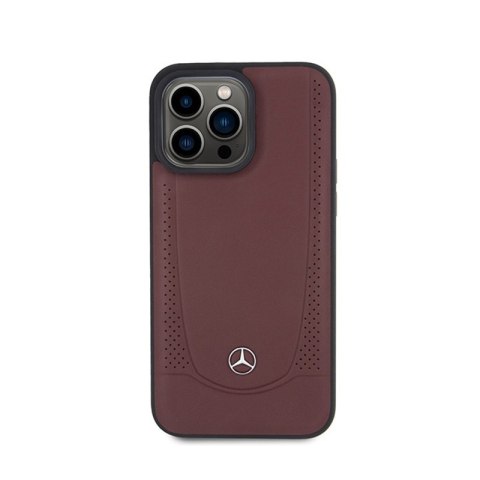 Mercedes Leather Urban Line - Etui iPhone 15 Pro (czerwony) Mercedes Leather Urban Line - Etui iPhone 15 Pro (czerwony)