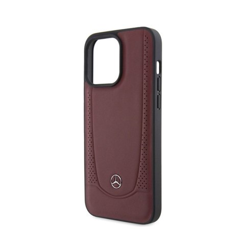 Mercedes Leather Urban Line - Etui iPhone 15 Pro (czerwony) Mercedes Leather Urban Line - Etui iPhone 15 Pro (czerwony)